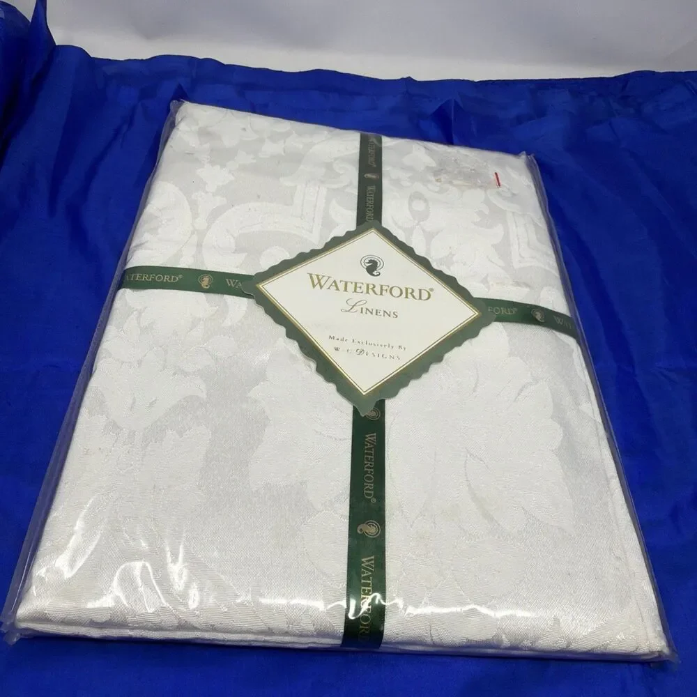 Waterford Linens Banbridge Pearl Color Dining Room Armless Chair Cover 42